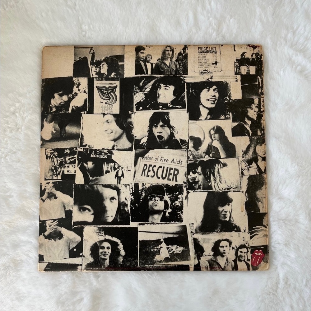 Rolling Stones Exile on Main St vintage vinyl